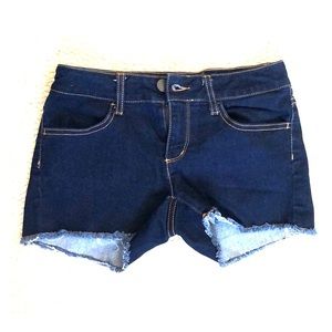 No Boundaries Dark Jean Shorts